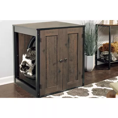Product Whisker Coffee Oak Storage Cabinet