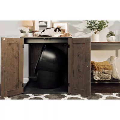 Product Whisker Coffee Oak Storage Cabinet