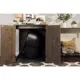 Product Whisker Coffee Oak Storage Cabinet