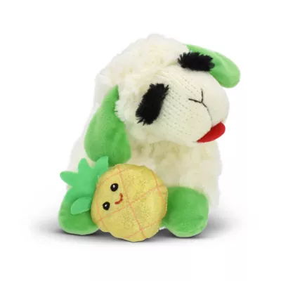 Product Multipet Lamb Chop w/ Pineapple Squeaker Plush Dog Toy