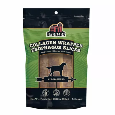 Redbarn Collagen Wrapped Esophagus Slices Dog Treats - Image 1