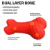 Playology Dual Layer Bone Beef Scent Chew Dog Toy image thumbnail 2