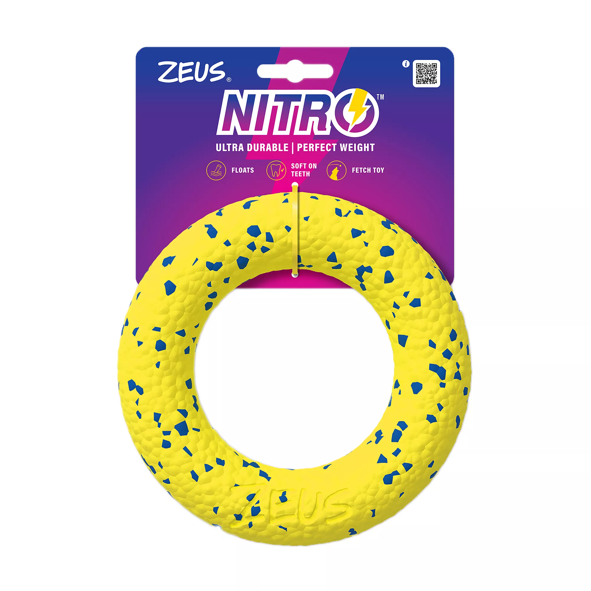 Zeus Nitro Dog Toy Ring, 16cm (6.3in)