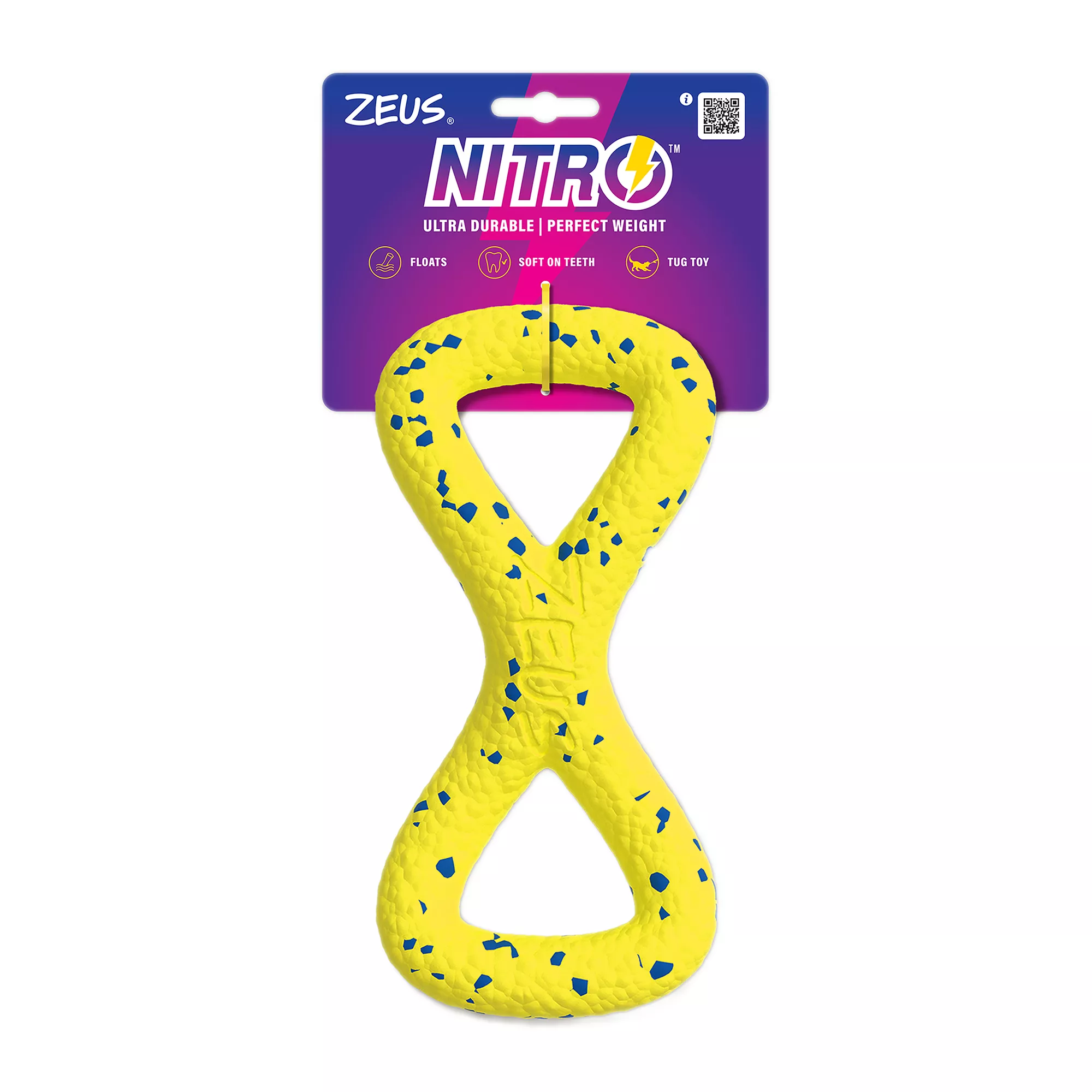 Zeus Nitro Dog Toy Tugger, 22cm (8.6in)