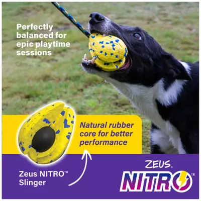 Product Zeus Nitro Dog Toy Weighted Slinger with Rope, 9.2cm (3.6in)