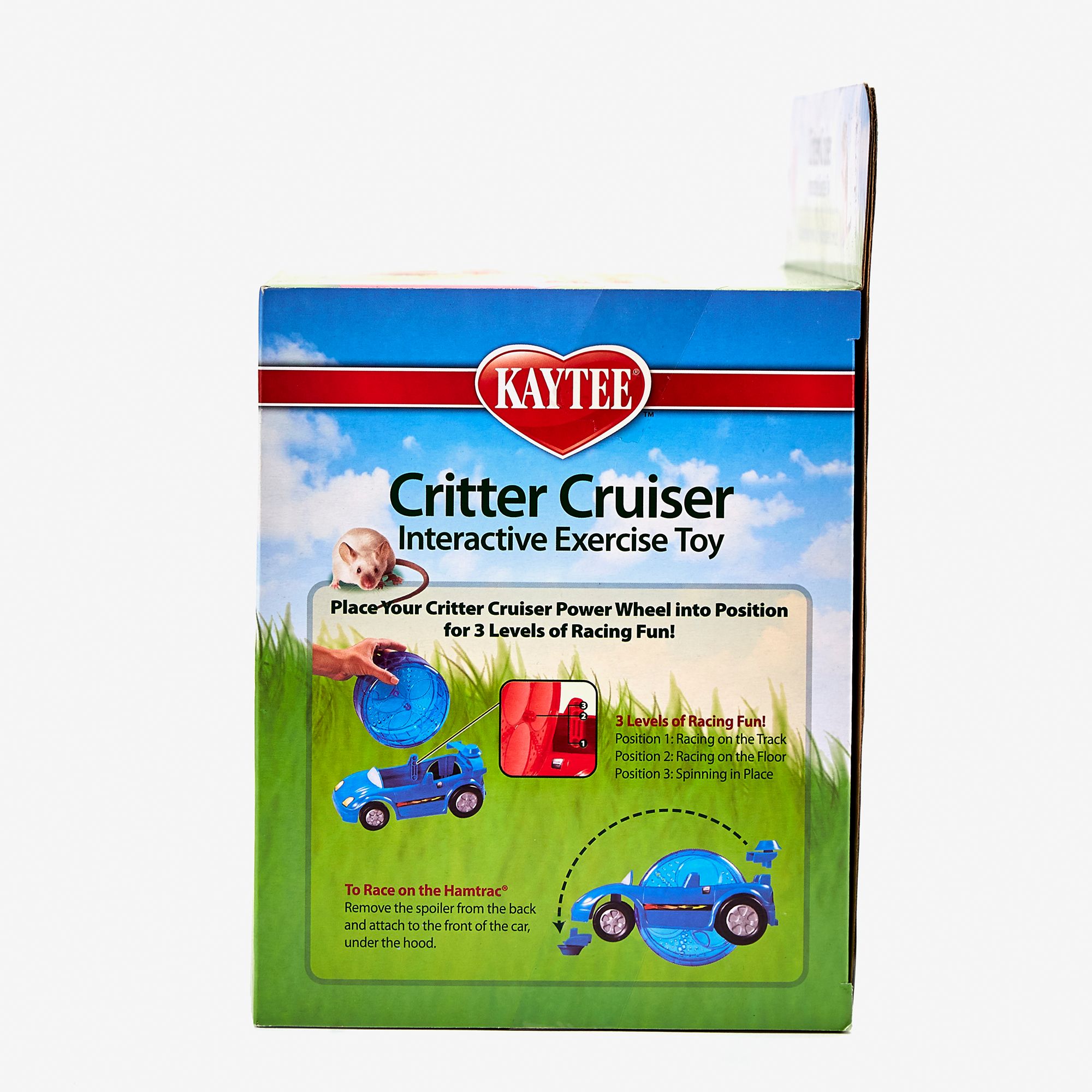 Kaytee Critter Cruiser Exercise Car Small Pet Exercise Car Toy - thumbnail 7