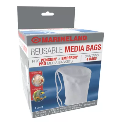 Product Marineland Reusable Media Bags 4 ct