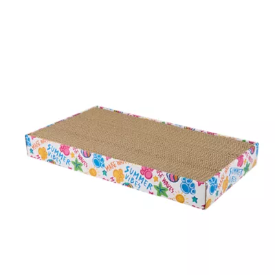 Product Whisker City Summer Vibes Double Wide Cat Scratcher