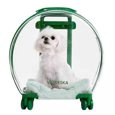 Product Vetreska Bubble Pet Carrier - Green & Clear
