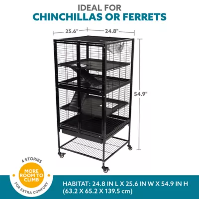Product Full Cheeks Multi-Level City Condo Chinchilla Habitat