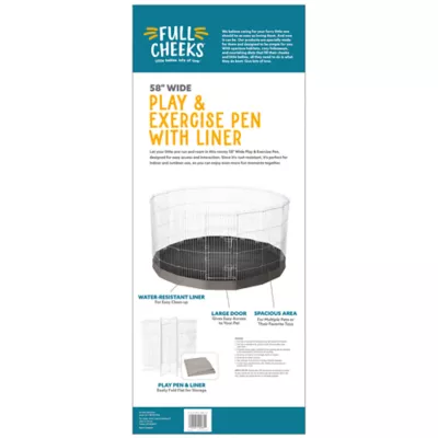 Product Full Cheeks 58" Wide Play & Excercise Pen With Liner