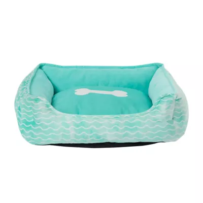 Product Top Paw® Wave & Bone Cuddler Dog Bed