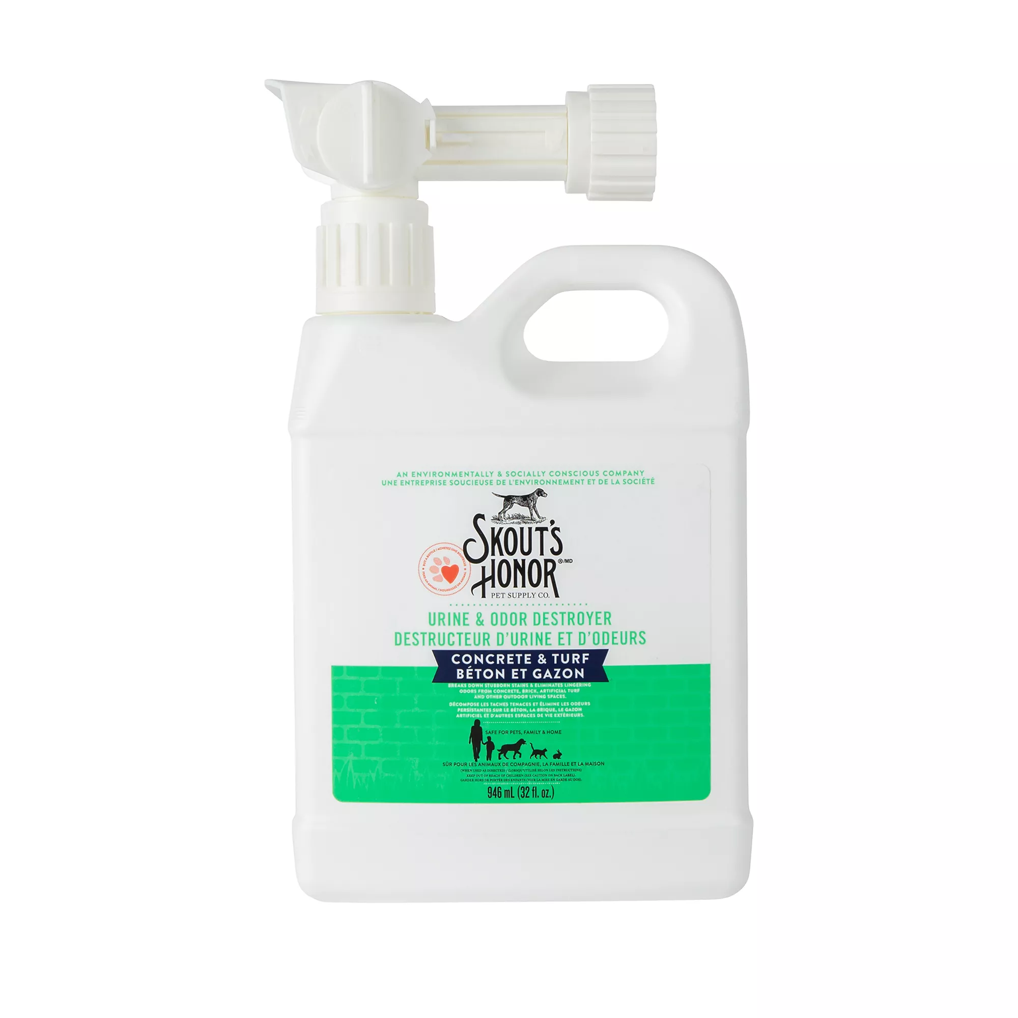 Skout's Honor Outdoor Urine & Odour Destroyer Concrete & Turf - 32oz