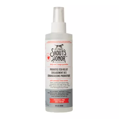 Product Skout's Honor Probiotic Itch Relief Spray for Dogs - Fragnance-Free, 8 oz