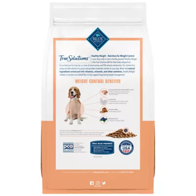 Product Blue Buffalo True Solutions Healthy Weight Adult Dry Dog Food - 4 lb