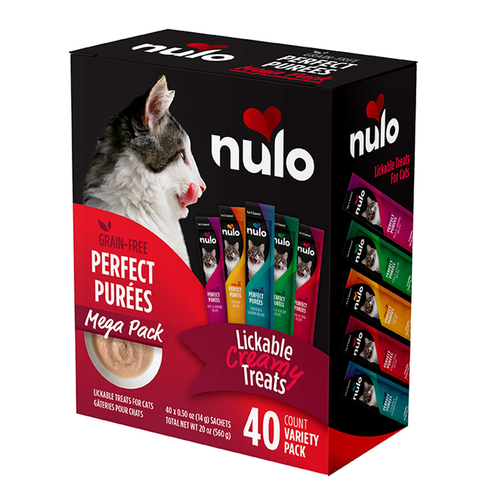Nulo Perfect Puree Lickable Cat Treats Variety Pack - thumbnail 3