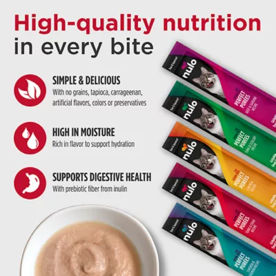 Product Nulo Perfect Puree Lickable Cat Treats Variety Pack