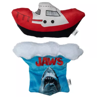 Product GMason Jaws Boat & Wave Plush Dog Toy 2-Pack