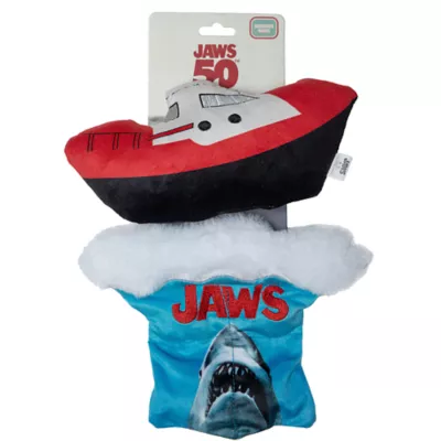 Product GMason Jaws Boat & Wave Plush Dog Toy 2-Pack