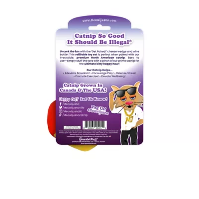 Product Meowijuana® Get Paired Wine & Cheese Refillable Cat Toy 2-Pack