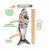 Meowijuana® Get Kickin' Big Fishy Tourist Catnip Kicker Cat Toy image thumbnail 3