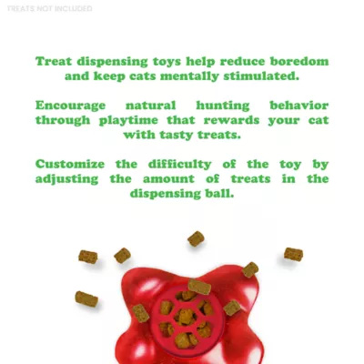 Product Meowijuana® Knock 'n' Nibble Gummy Bear Treat Dispensing Cat Toy
