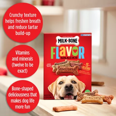 Product Milk-Bone Flavor Snacks Large Dog Biscuits 24 OZ