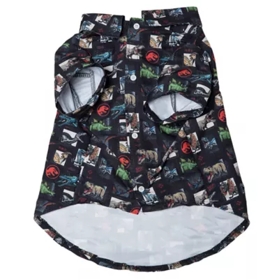 Product Jurasic World Button Down Dog Shirt