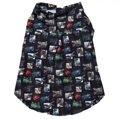 Product Jurasic World Button Down Dog Shirt