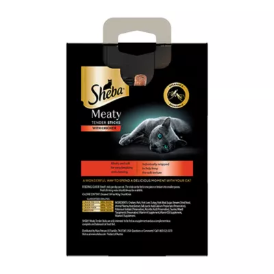Product Sheba® Meaty Tender Sticks Adult Cat Treats - Soft & Savory, Chicken