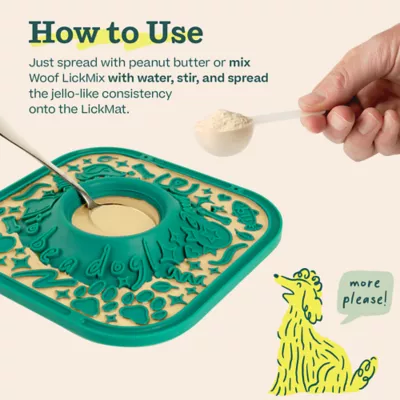 Product WOOF Green Lick Mat