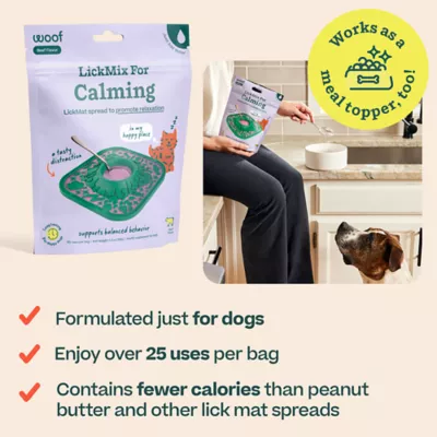 Product WOOF Calming LickMix Dog Treat