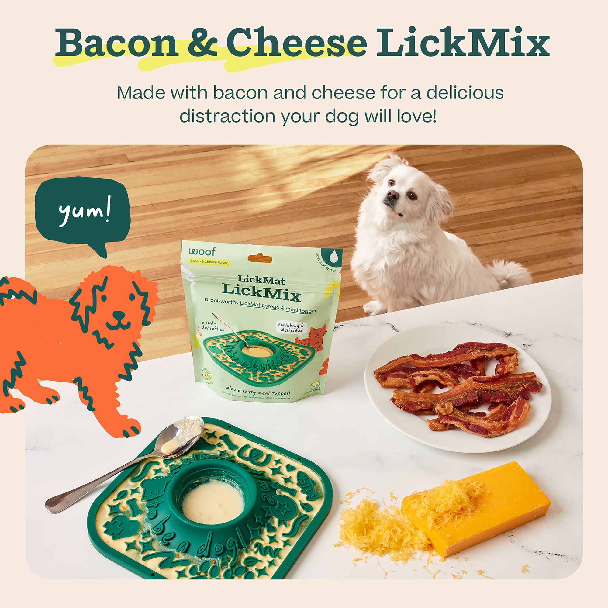 WOOF LickMat LickMix