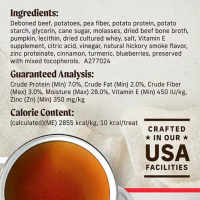 Merrick Healthy Bites Bone Broth Adult Dog Food Topper & Dog Treat - Natural, Beef - Image 8