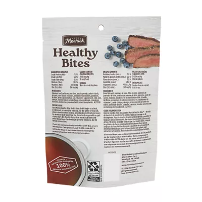 Merrick Healthy Bites Bone Broth Adult Dog Food Topper & Dog Treat - Natural, Beef - Image 10