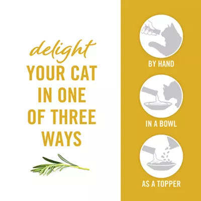 Product Fancy Feast Savoury Puree Naturals Cat Treats - Best Sellers Variety Pack, 16 Count