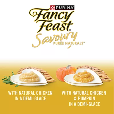 Product Fancy Feast Cat Treats - Savoury Puree Chicken Variety Pack 1.44 KG