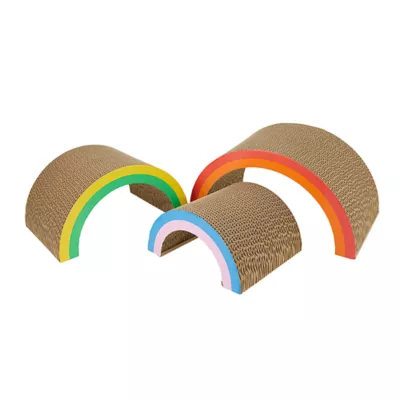 Product Whisker City the 3-in-1 Rainbow Nesting Cat Scratcher