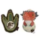 Product GMason Jurassic World Footprint & Egg Plush Dog Toy 2-Pack