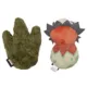 Product GMason Jurassic World Footprint & Egg Plush Dog Toy 2-Pack