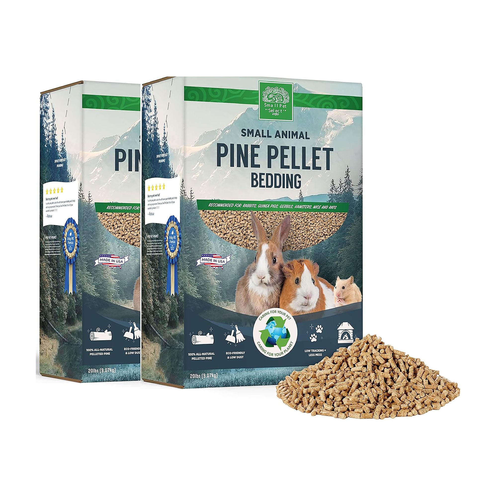 Litter Tray Wood Pellet Bedding For Rabbits Small Pet Select Pine