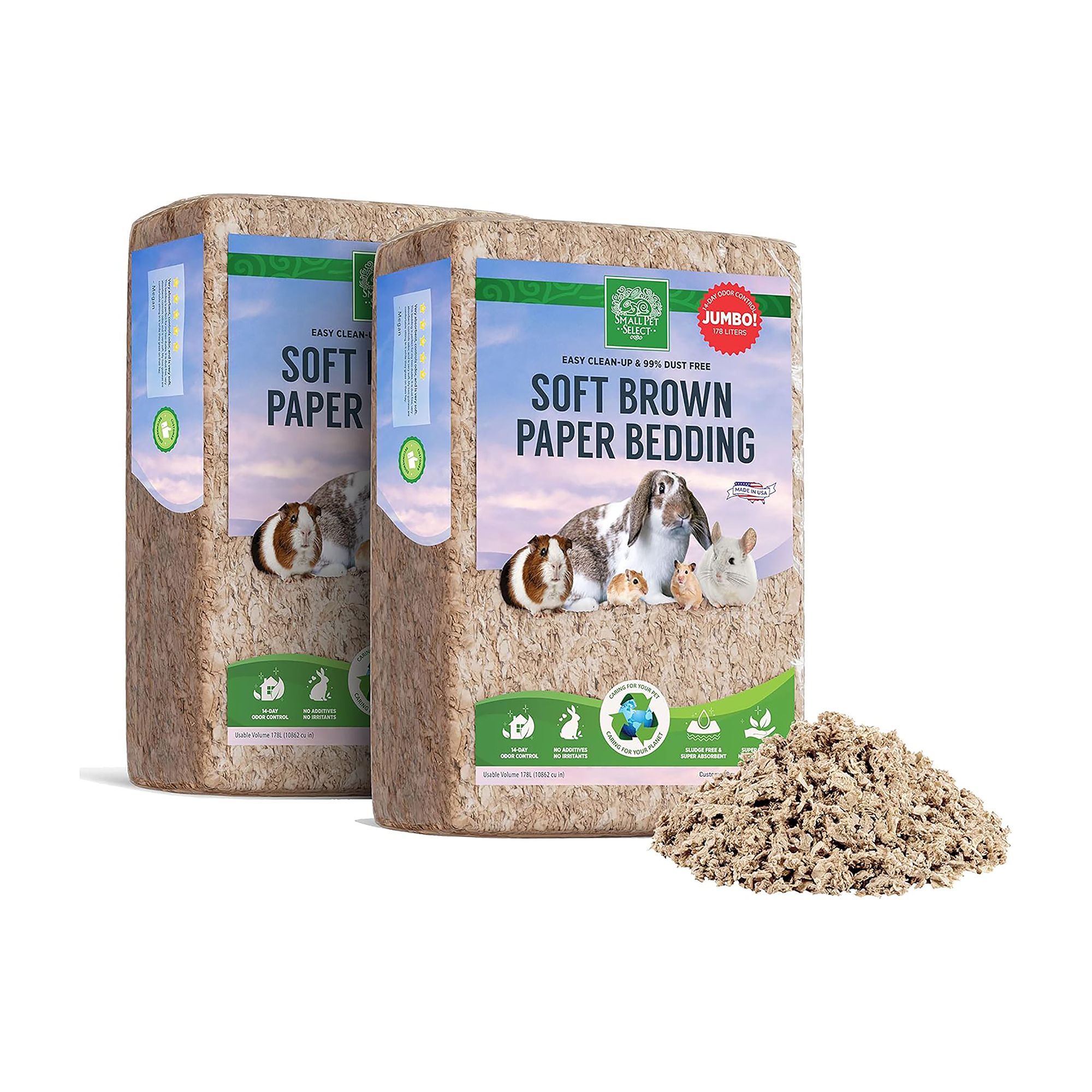 Small Pet Select Brown Paper Bedding Pack