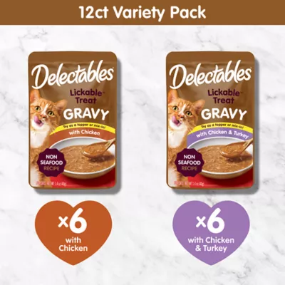 Hartz Delectables Lickable Gravy - Variety Pack, 12 CT, 16.8 OZ - Image 6