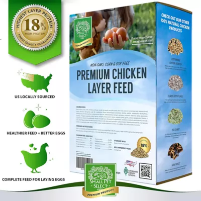 Product Small Pet Select Chicken Layer Feed Pellets 18%