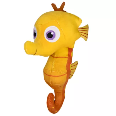 Product Disney Pixar Sheldon Seahorse Squeaker Crinkle Plush Dog Toy