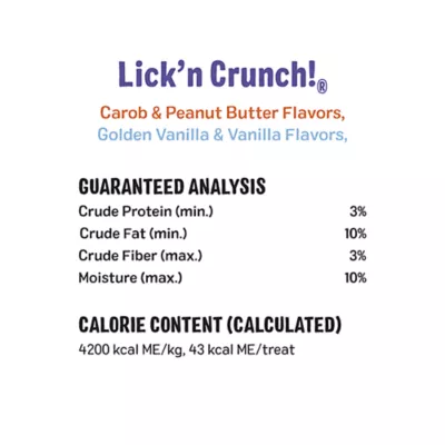 Product Three Dog Bakery Lick'n Crunch Carob and Vanilla 2 Pack 26 OZ
