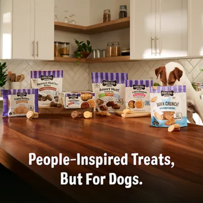 Product Three Dog Bakery Grain-Free Woofers Peanut Butter Banana 13 OZ