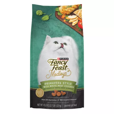 Product Purina® Fancy Feast® Medleys - Dry Cat Food, Chicken, 2.7 LB