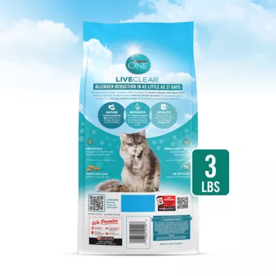 Product Purina ONE LiveClear Allergen Reducing Adult Dry Cat Food - Chicken