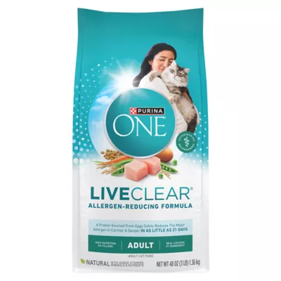 Product Purina ONE LiveClear Allergen Reducing Adult Dry Cat Food - Chicken